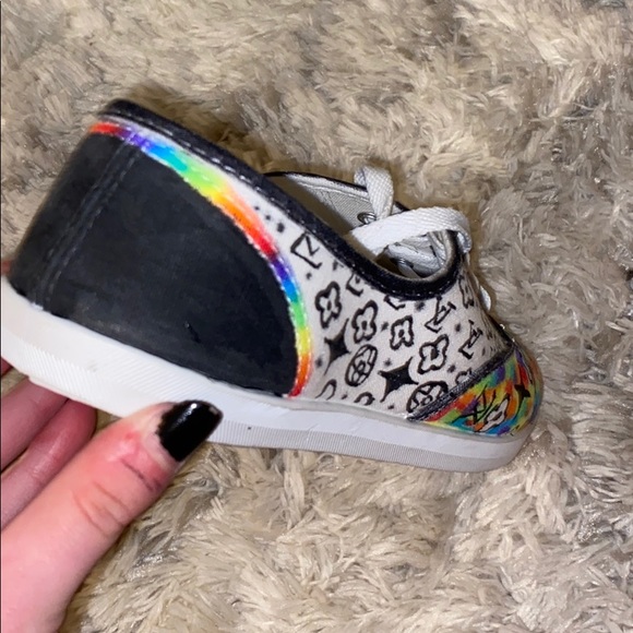 Louis Vuitton Tie Dye Kicks🌈🖤 - Picture 2 of 5